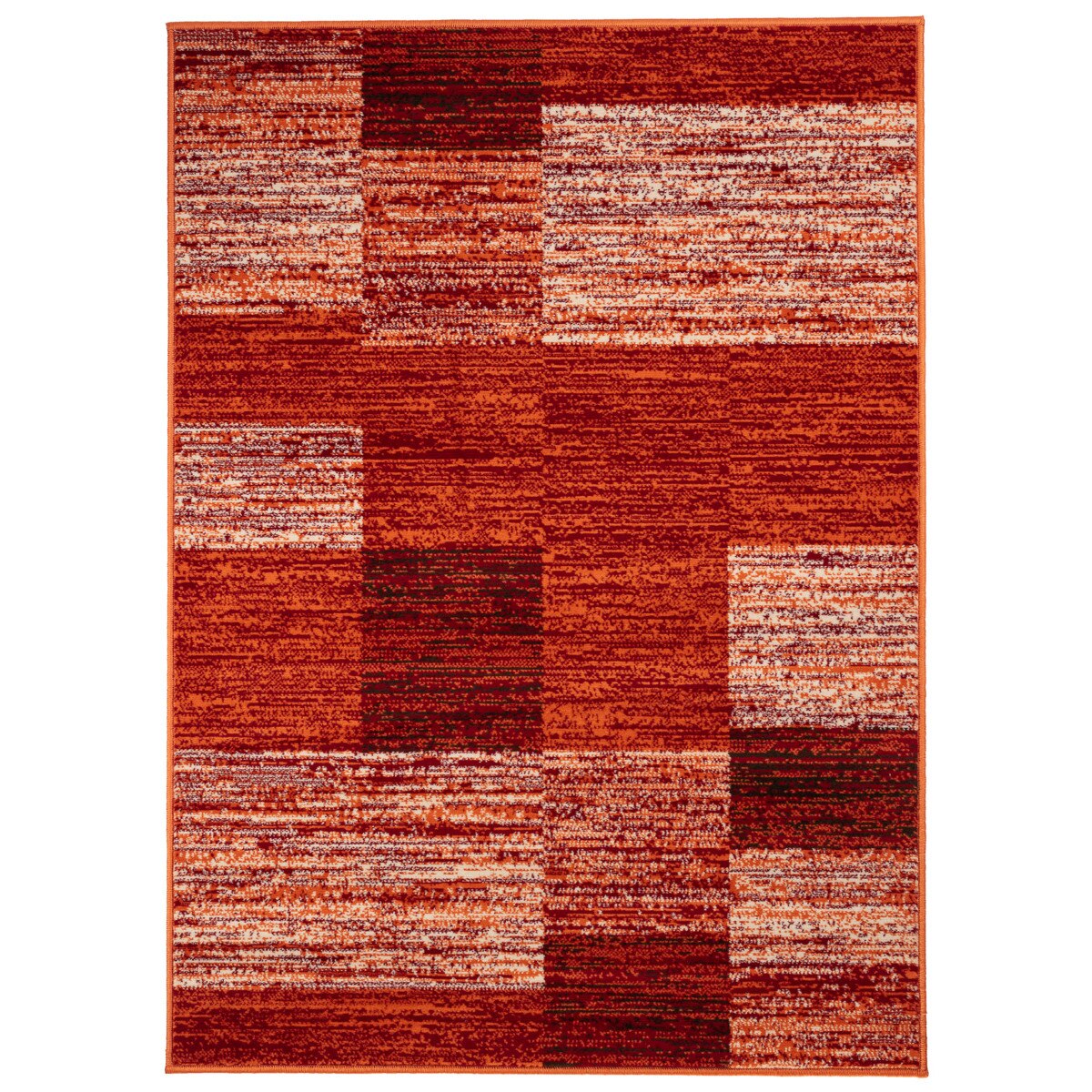 Covor Modern & Geometric Mandir, Maro/Alb, 80x150 cm, C04-0201101